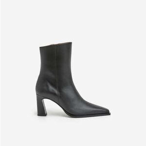 FLATTERED Anita Black leather ankle boot